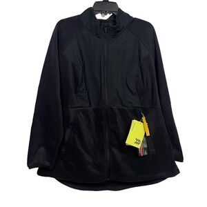 NWT All In Motion Black Plus Size Cold Weather Fleece Jacket